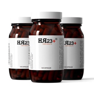 HR23+ hair growth supplement triple pack