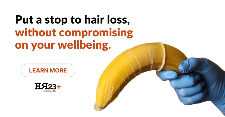 stop hair loss with HR23+ 