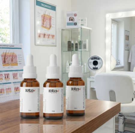 Copper peptide serum for scalp care and stronger healthier-looking hair