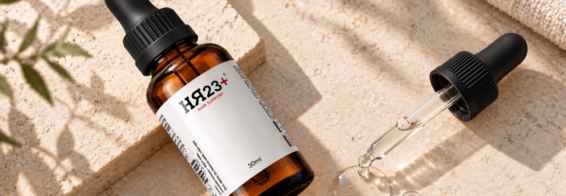 HR23+ hair growth serum copper peptides 