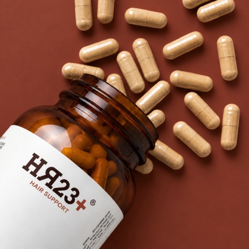 HR23+ hair loss supplement capsules