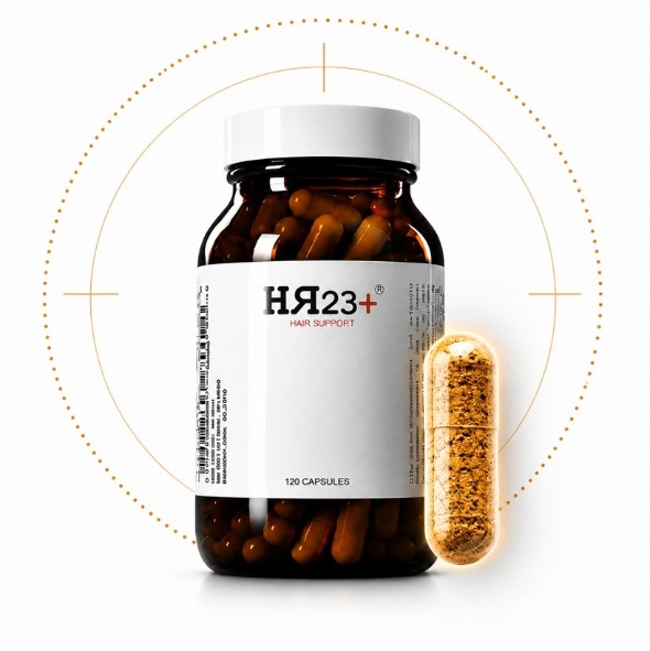 HR23+ hair loss supplement capsules