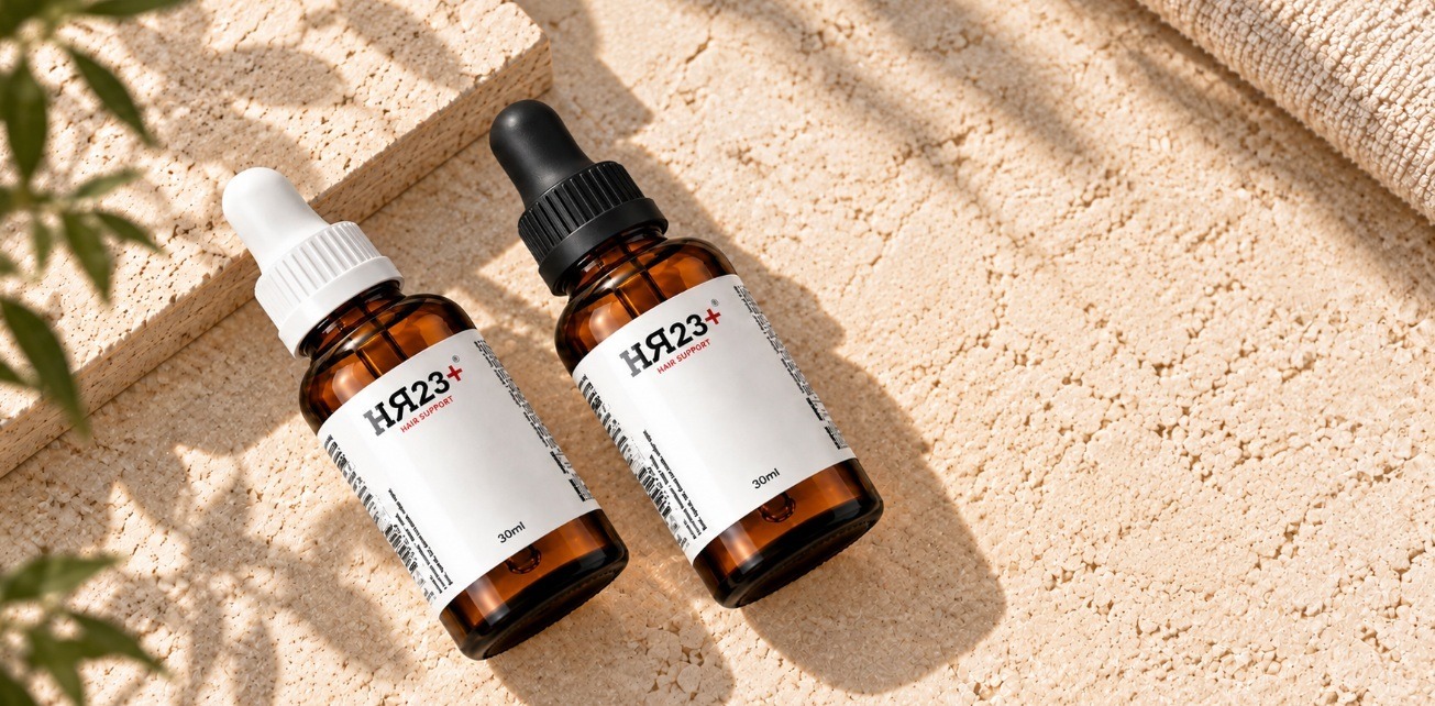 HR23+ hair growth serum copper peptides 