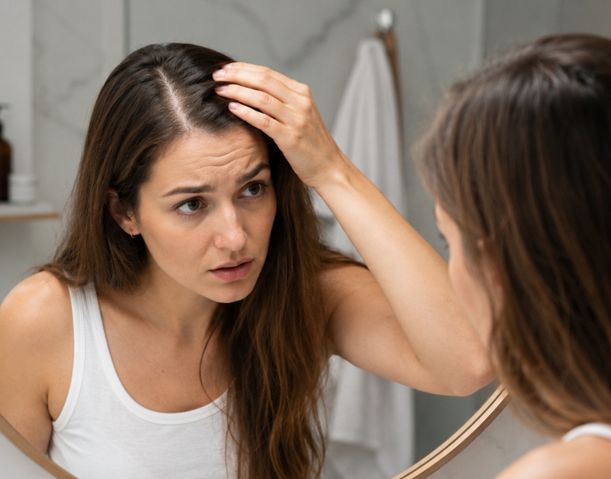 Postpartum hair loss treatment advice