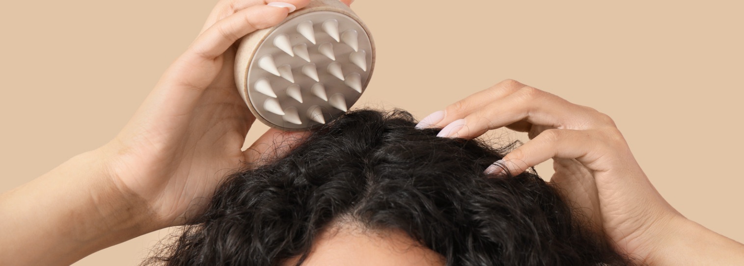 Scalp massage for hair growth and scalp stimulation