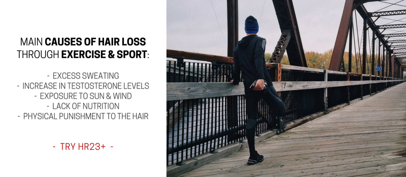 sport causes hair loss